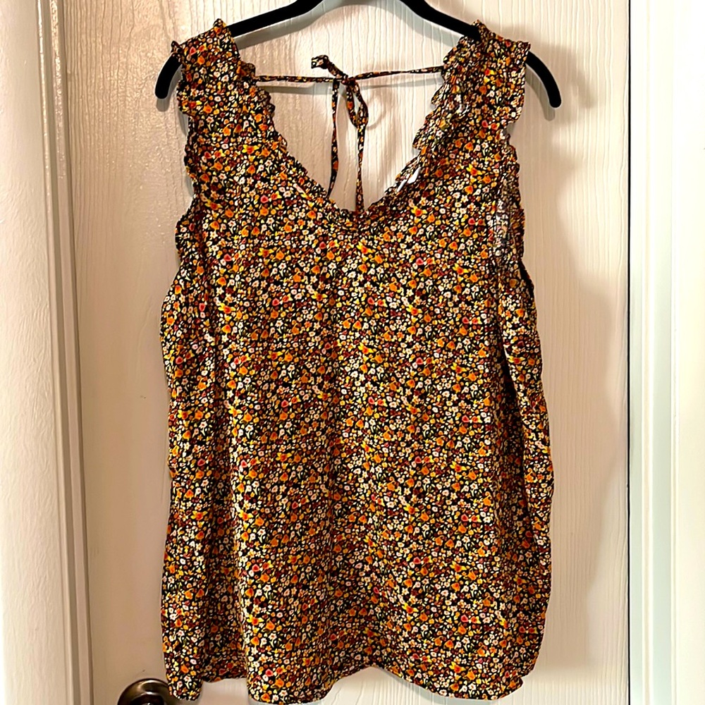 Lauren Conrad floral blouse